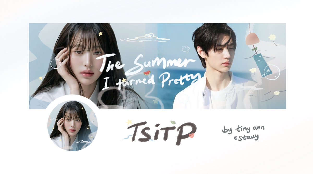 stauy's tweet image. help repost 🌊🌴🫧🐡🐚

kenalan sama layout baru ku #TSITP special edition menunggu the summer i turned pretty s3 💗 suka gaaak temen-temen? ⛅️

#zonauang