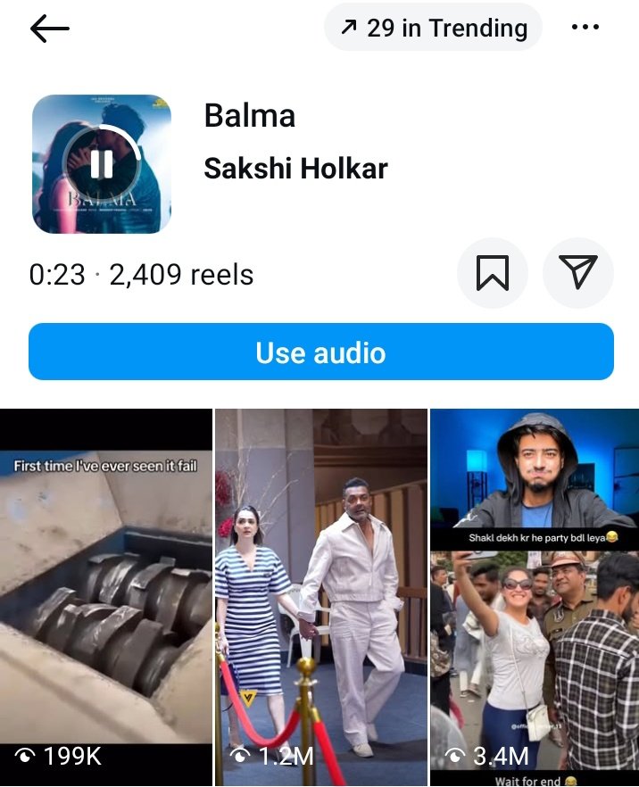 Kailash42232979's tweet image. #Balama is trending in Instagram no 29

Congratulation 👏🥳 @praticksejpal  &amp;amp; his team  of balama 🥰
#PratikSehajpal #PratikFam