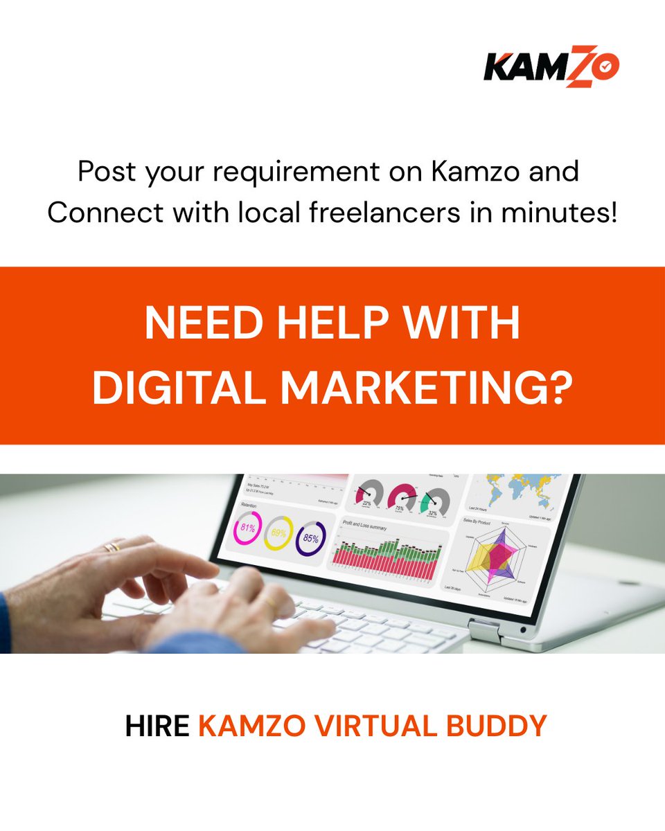 kamzo_app's tweet photo. Need help with digital marketing? 📲✨
Connect with skilled local freelancers in just minutes!
Hire a Kamzo Virtual Buddy and boost your online presence — fast, effective, affordable!
https://t.co/h3eKsuucvu
Join Kamzo today and support local talent!

#Kamzo #freelancer https://t.co/9lC383G7el