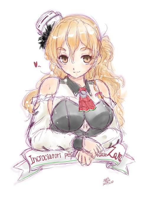 #GWなので金髪を愛でます 
#ザラ進水日 