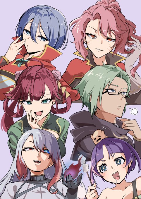 #リプ来たメギドの顔だけ描く
せんせーグレモリーグザファンシェンウーアスモにハゲちゃん! 