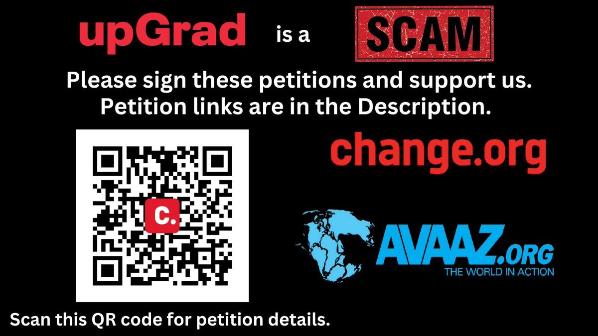 ansarbl008's tweet photo. @NilakshiBarman2 Have already scammed 1000s of students.
Please sign these petitions.
https://t.co/WOR0yCm3yD
https://t.co/JnNiyN4SRK

@jagograhakjago

Other victims
@aish_avksh @MPAmitSingh @NSBaghel_Rewa @Kiran_950617 @high_sane @aibuddylabs @armybrat_sid

#upgrad #upgradscam #upgrad_scam #scam https://t.co/dhg5FW75Ch