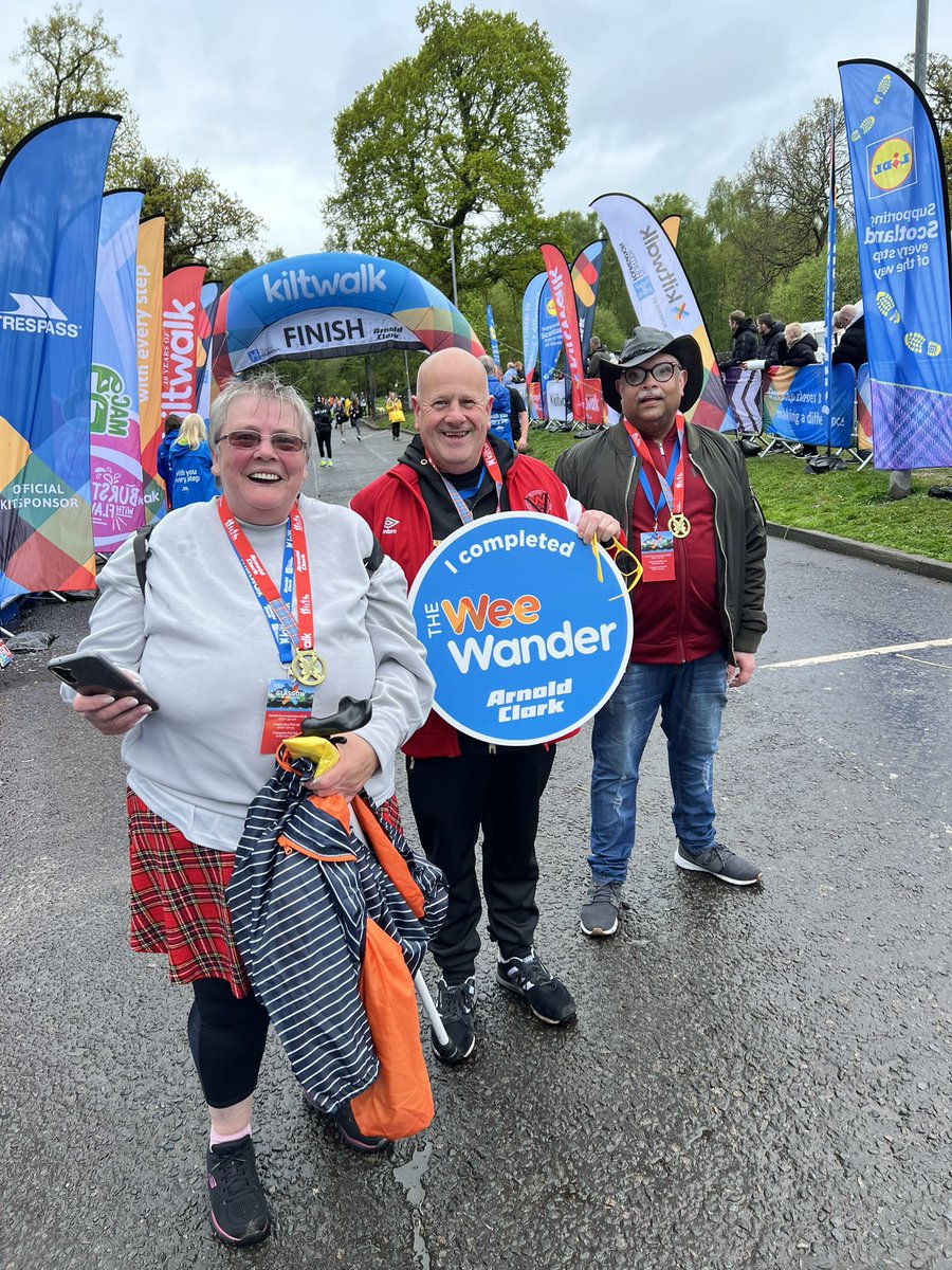 @glasgowkiltwalk in support of the Hope Foundation of the <a href="/rcpsglasgow/">Royal College of Physicians & Surgeons of Glasgow</a>