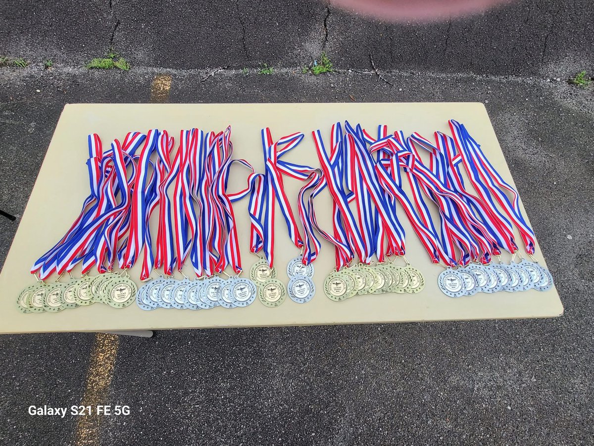 Great Camaraderie yesterday at the annual Sharps Ridge 5K Trail Run, 9 JROTC Schools participated.