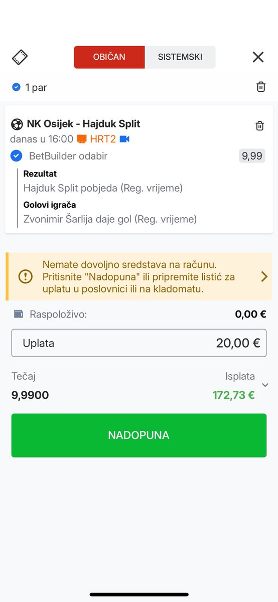 HrepaST's tweet image. Zvone nakon sta je posta prvak sa Pafoson dolazi uzet i HNL.

Trpajte dok nije pala kvota.