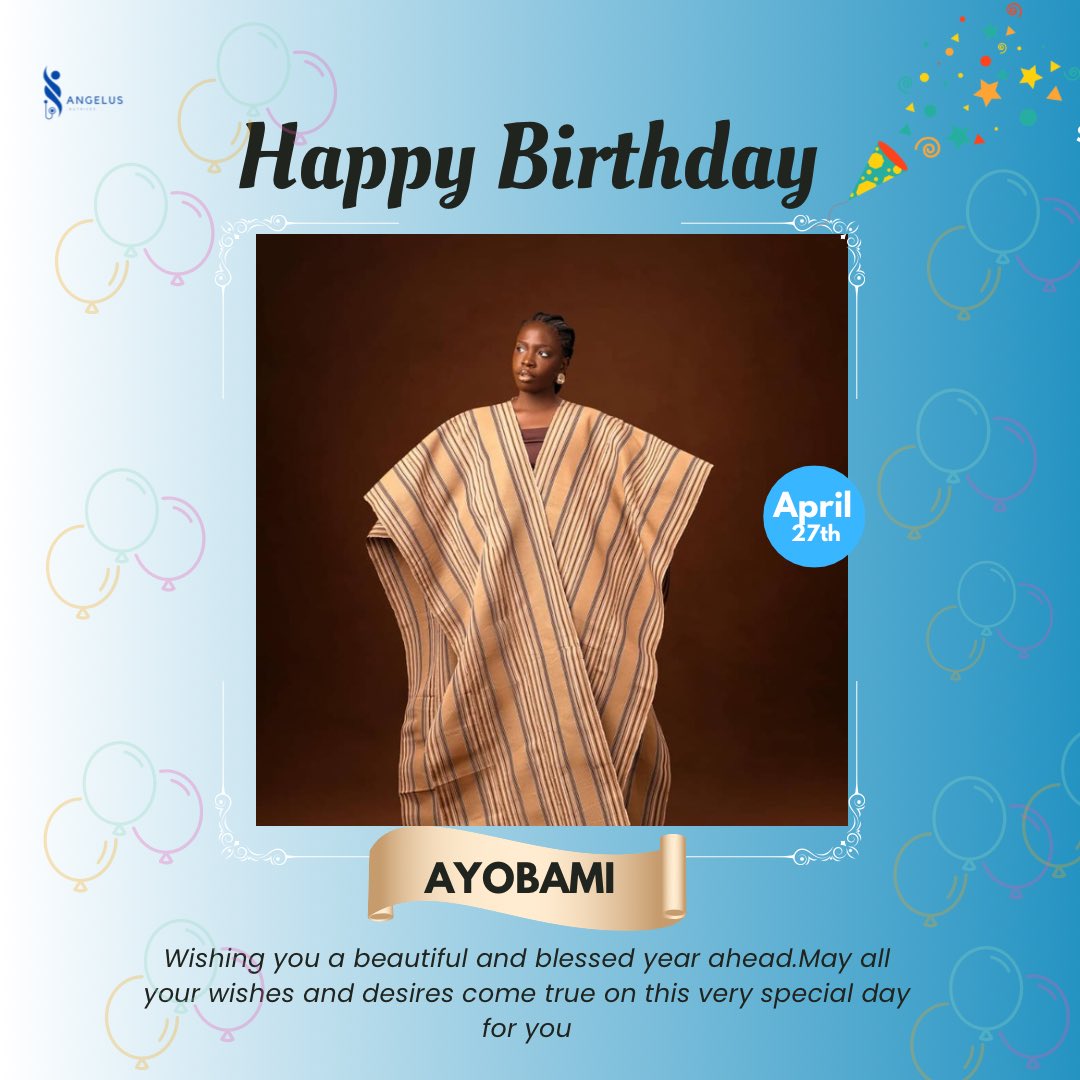 angelusnutrices's tweet photo. Happy birthday Ayobami🎉❤️!
Wishing you a beautiful and blessed year ahead🎉!

Love from, Angelus nutrices.
#angelusnutrices #nunsaoau #ifenursing #OAUTwitter https://t.co/qbZyMB6lin