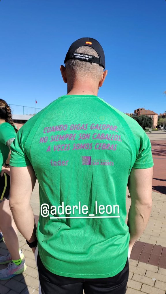 Hoy tocó madrugar y hacer deporte por una buena causa. Apoyar a la Asociación de enfermedades raras de León 🦁.
<a href="/AderleL/">ASOCIACION DE ENFERMEDADES RARAS DE LEÓN-ADERLE</a>
 <a href="/FEDER_ONG/">FEDER | Enfermedades Raras</a>
¡El año que viene repito! 💪🏼