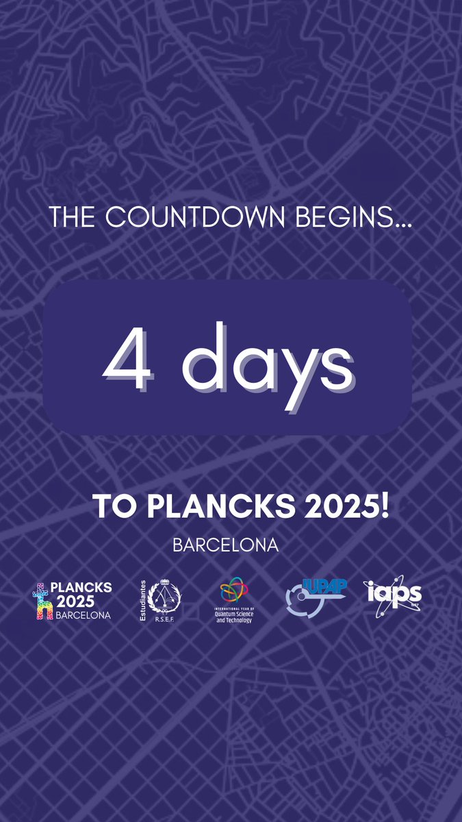 plancks25's tweet photo. Just 4 days left until PLANCKS 2025!
Not everything is equations and integrals…
Get ready to explore world-class labs, walk through Barcelona, and meet amazing people.
☀️ Sunny vibes
🔭 Science beyond the blackboard
☕ Chill moments between 
#PLANCKS2025 #4DaysToGo #Barcelona https://t.co/Az7MhmwxsP