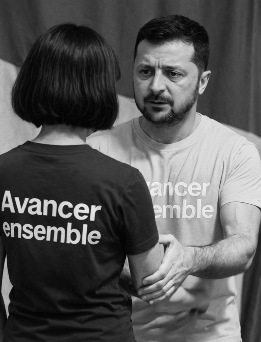 Avancer_ensem's tweet photo. Avancer Ensemble ce n’est pas que du virtuel, c’est aussi de très belles rencontres. Mercredi dernier, nous avons  rencontré @ZelenskyyUa. À la fin, il nous a confié qu’il n’avait aucune idée de qui nous étions, mais qu’il respectait “l’audace de venir sans rendez-vous.” https://t.co/MfxFiCEOYC