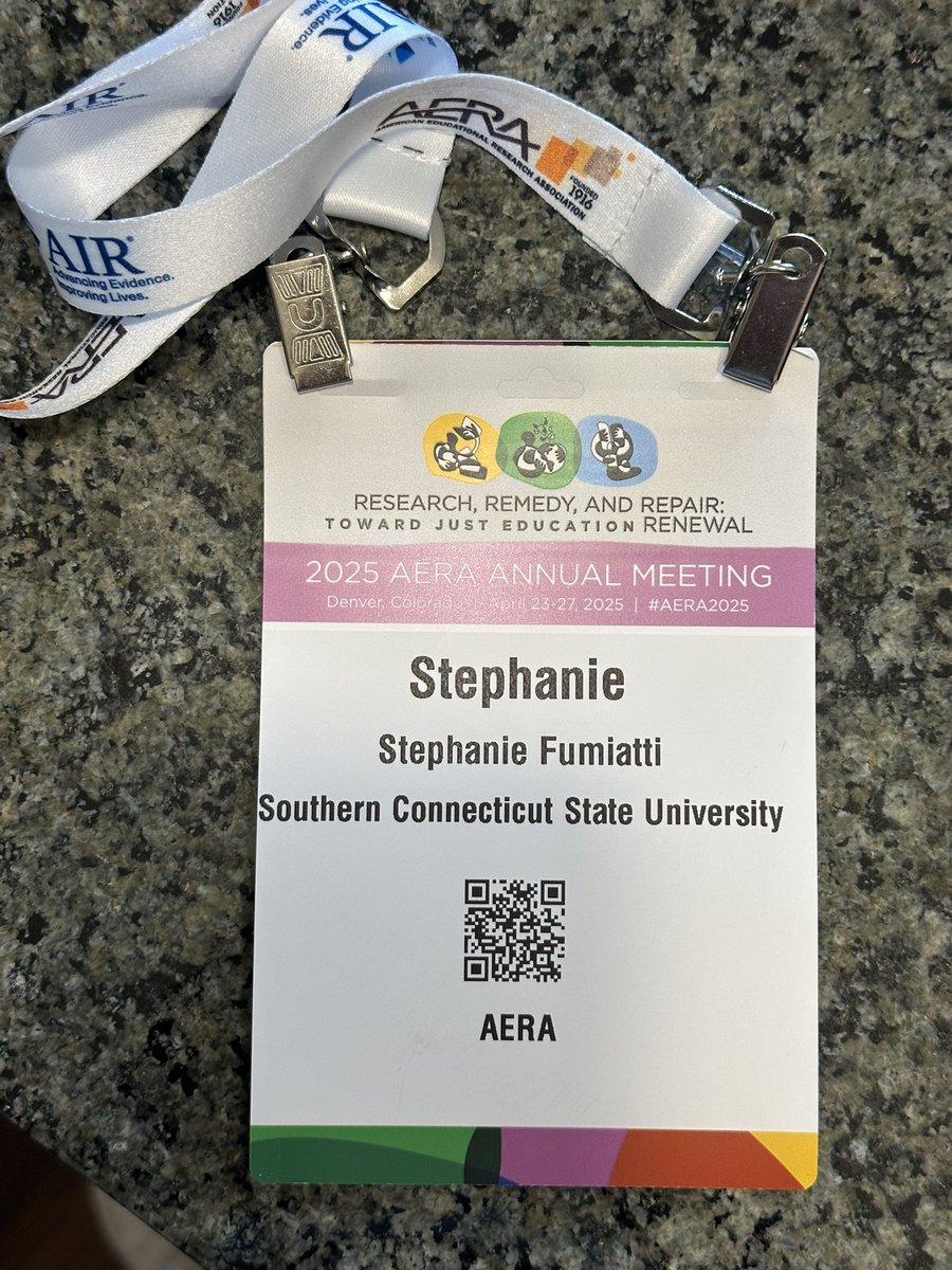 stephsulk's tweet image. Wow! What an awesome few days at AERA! Absolutely an honor to be able to share research with so many amazing minds! …. Already thinking about LA26