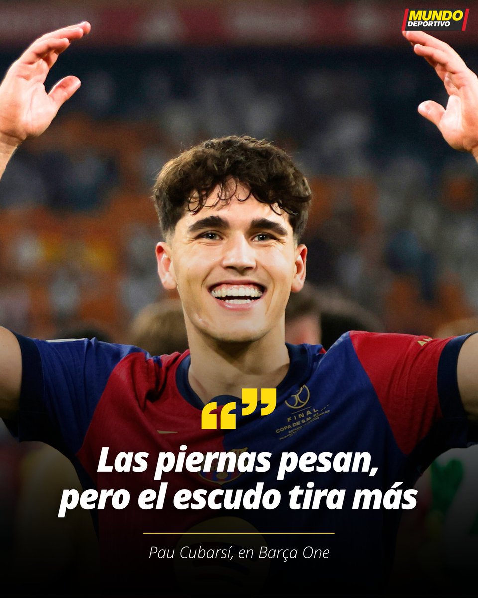 🔵🔴 Pau Cubarsí lo tiene claro