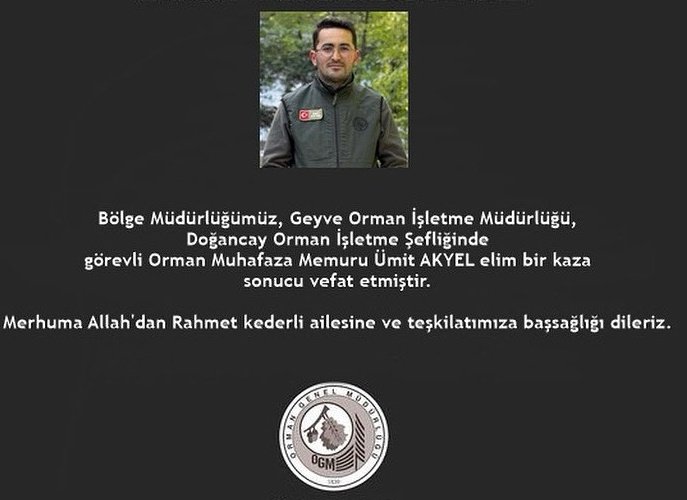 Sabri Kızılkaya 🇹🇷 🇵🇸 🥀 (@sabri_kizilkaya) on Twitter photo Başımız Sağ Olsun
Sakarya'da elim bir trafik kazasında hayatını kaybeden Geyve OİM'de görevli Orman Muhafaza Memuru Ümit Akyel’e Allah’tan rahmet, kederli ailesine ve sevenlerine baş sağlığı diliyorum.
Aynı kazada yaralanan Emirhan Özbakır’a acil şifalar diliyorum.
<a href="/sakaryaobm/">Sakarya Orman Bölge Müdürlüğü</a> Başımız Sağ Olsun
Sakarya'da elim bir trafik kazasında hayatını kaybeden Geyve OİM'de görevli Orman Muhafaza Memuru Ümit Akyel’e Allah’tan rahmet, kederli ailesine ve sevenlerine baş sağlığı diliyorum.
Aynı kazada yaralanan Emirhan Özbakır’a acil şifalar diliyorum.
<a href="/sakaryaobm/">Sakarya Orman Bölge Müdürlüğü</a>