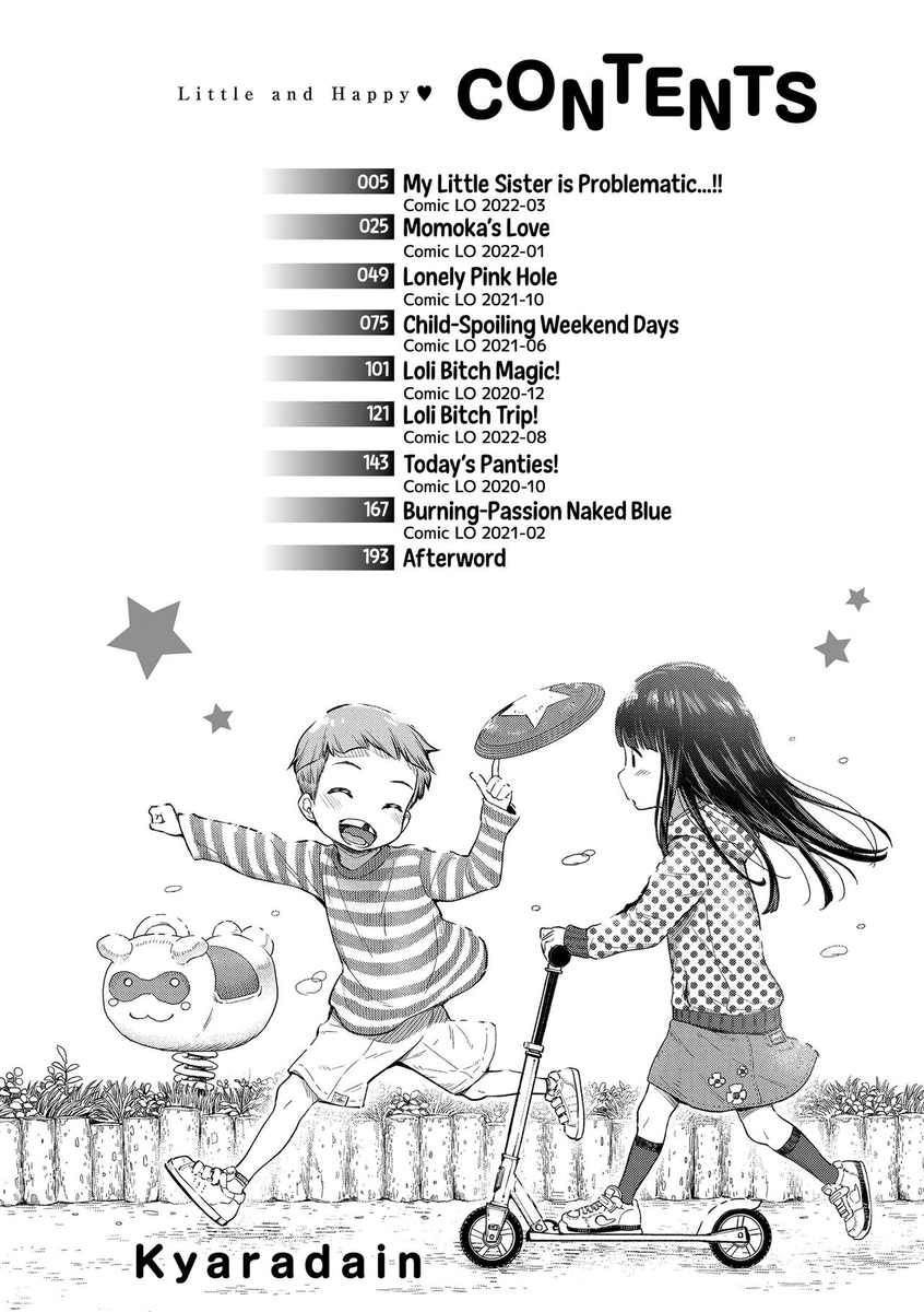 JustWeebSama's tweet photo. @LookAtMyMeat1 sauce, only god can stop you now

full series
Chiisakute Shiawase | Little and Happy
#439476 pg 148/200

single chapter
Kyou no Pantsu | Today's Panties
#336029 pg 6/24
by kyaradain / Carradine (group) https://t.co/8gc4FfLd9v