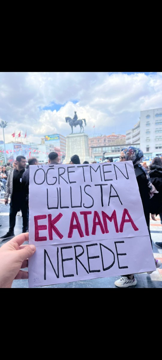 Öğretmenler atanmalı!
15.000 atama ile bu sorun çözülmez,
ek atama şart!
2024kpss 
<a href="/memetsimsek/">Mehmet Simsek</a> <a href="/RTErdogan/">Recep Tayyip Erdoğan</a> <a href="/_cevdetyilmaz/">Cevdet Yılmaz</a> <a href="/yilmaznazif/">Nazif Yılmaz</a> <a href="/HMBakanligi/">T.C. Hazine ve Maliye Bakanlığı</a>
 <a href="/farukaytek/">Faruk Aytek</a> <a href="/omerrcelik/">Ömer Çelik</a>
#ÖğretmenUlustaEkAtamaNerede