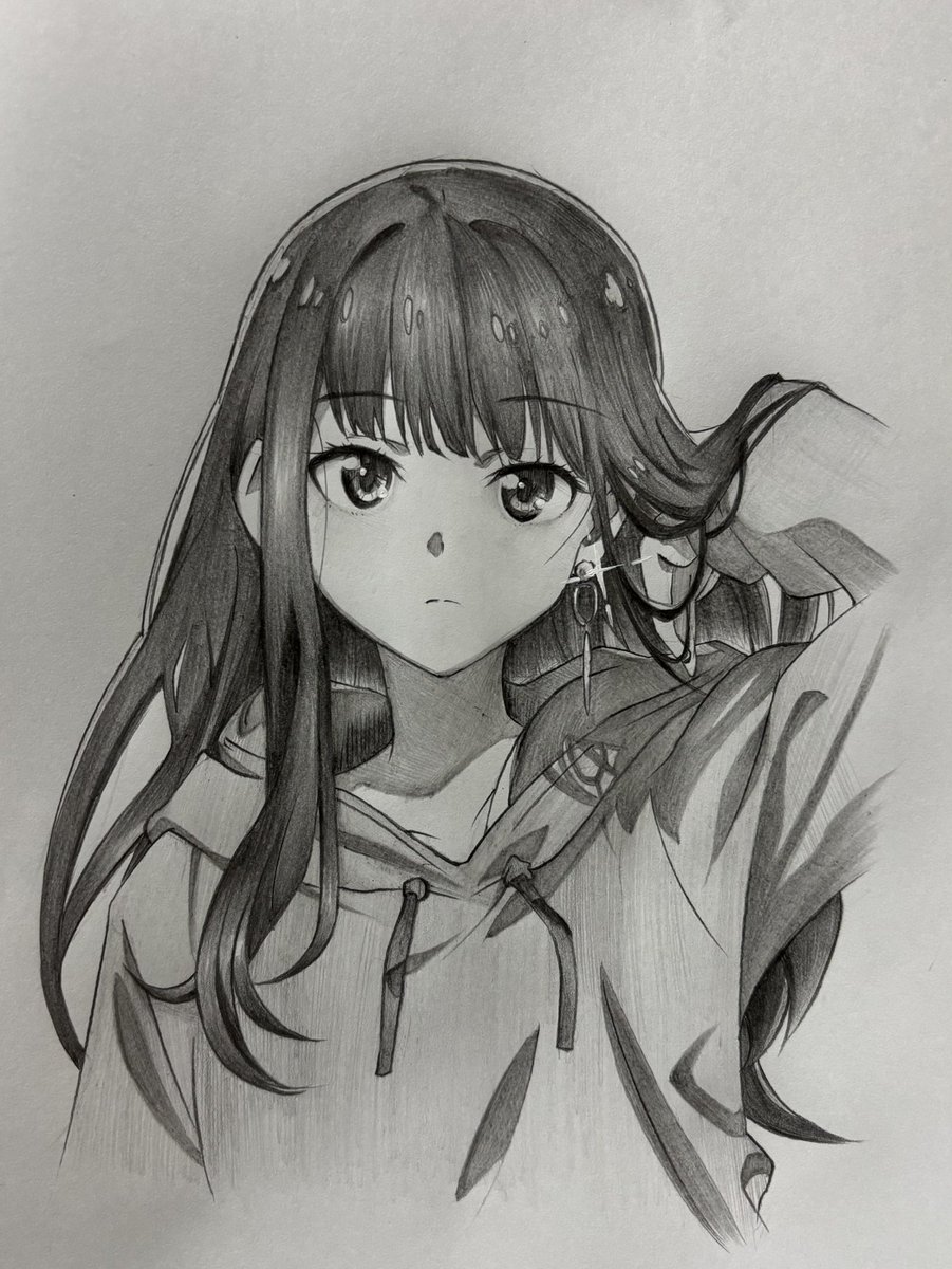 arty__ai's tweet image. たきな！
#鉛筆画