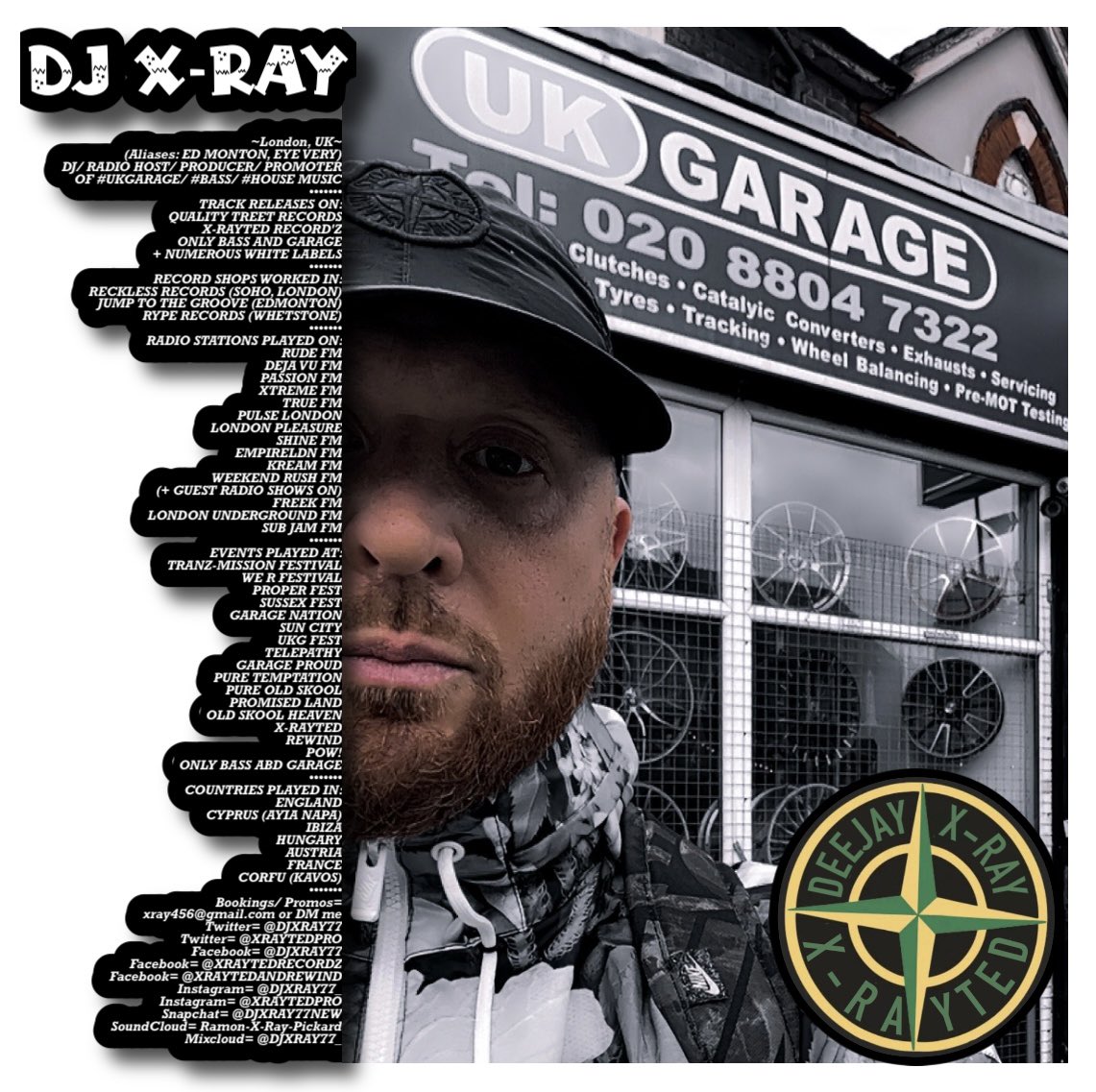 DJXRAY77's tweet image. @DJXRAY77 bio 🩻📝

For bookings contact: XRAY456@gmail.com or DM