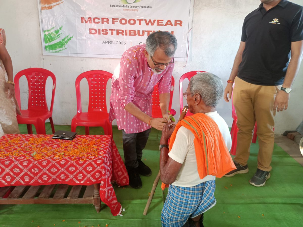 Every step counts. Every story matters.

Yesterday, our CEO Mr <a href="/GaurabSen/">Gaurab Sen</a> visited the Ghogranala Leprosy Colony in Champa, Chhattisgarh, meeting with persons affected by leprosy and their families. 🏡💜

He didn’t just meet them — he walked with them, for them.
Mr Sen personally