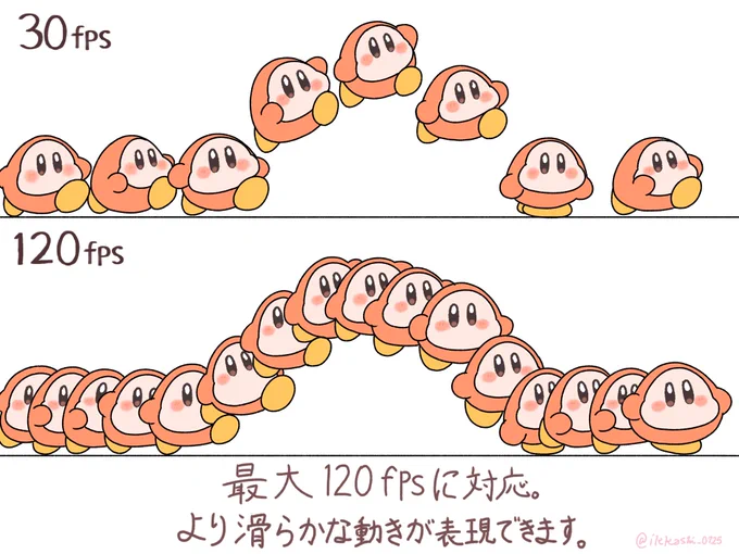 最大120fps対応✨ワドver

#NintendoSwitch2 
#ワド部
#ワドルディ 