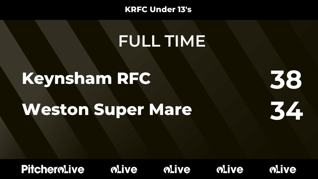 FULL TIME: Keynsham RFC 38 - 34 Weston Super Mare
#KEYWES #Pitchero
keynshamrfc.com/teams/254005/m…