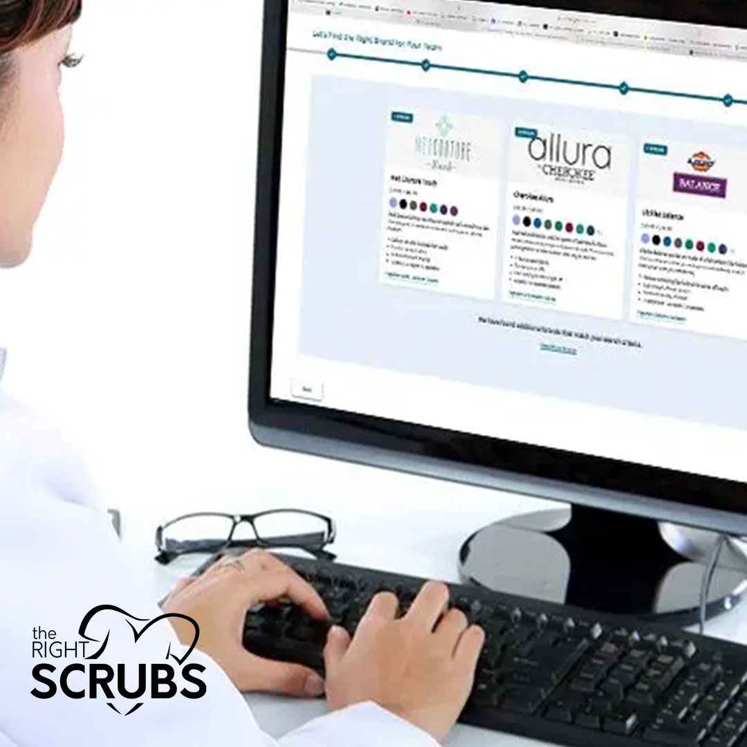 TheRightScrubs's tweet photo. Find The Right Scrub Brand For Your Group In 60 Seconds! Use our quick and easy Brand Search feature to streamline your decision-making process! Learn more at https://t.co/s7OkkoDYe6 https://t.co/LDFqHyf3DP