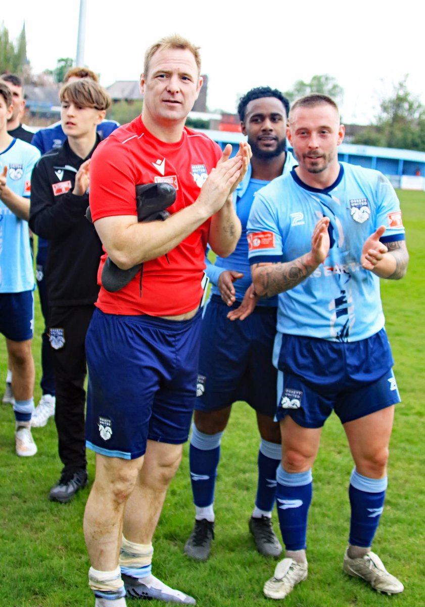 Final game of the season, amazing achievement to stay up and finish strong! Wouldn’t of been possible without our fans week in week out, Nice to get Man of the Match also ⚽️🩵 <a href="/OssettUnited/">Ossett United FC</a>