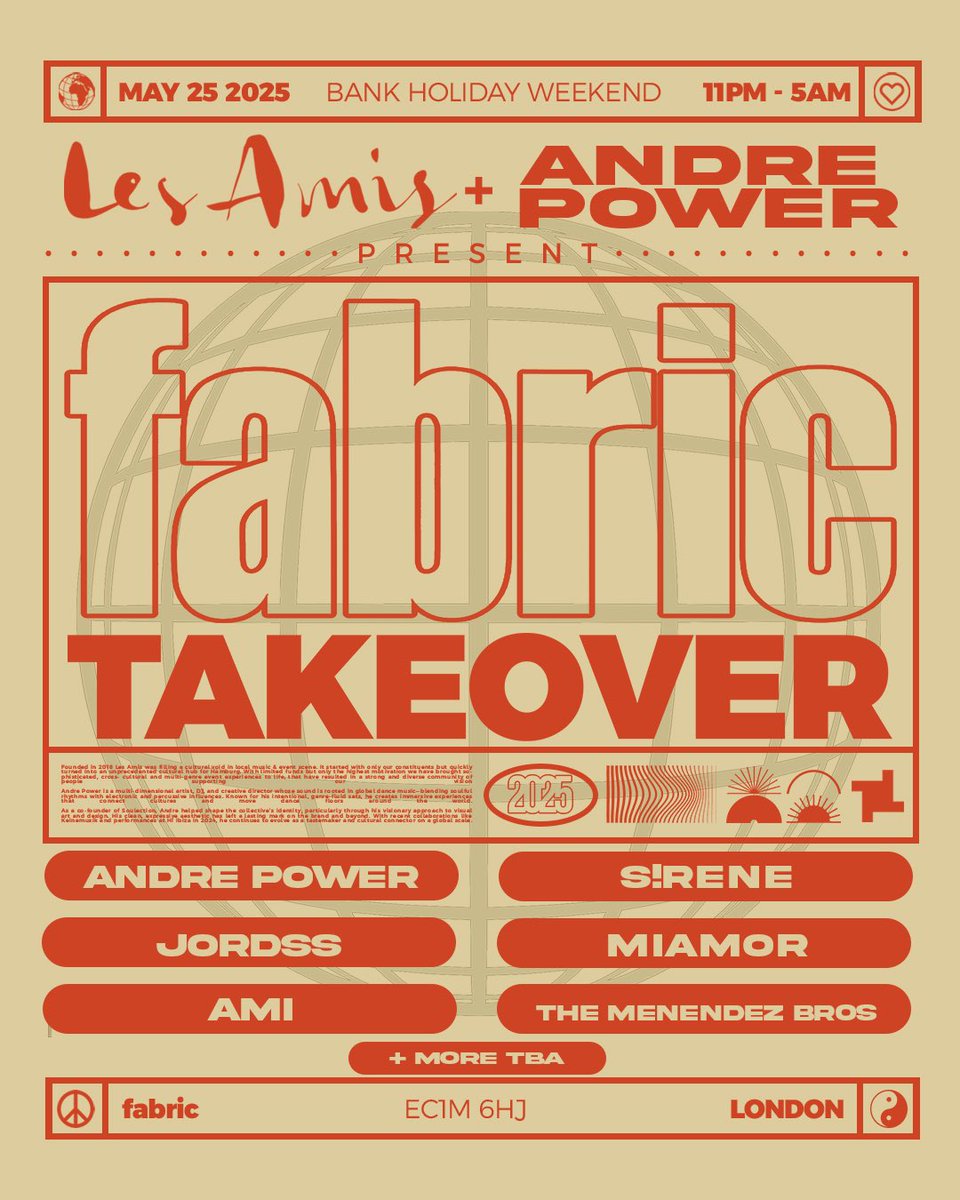 Andre Power. 25th May.