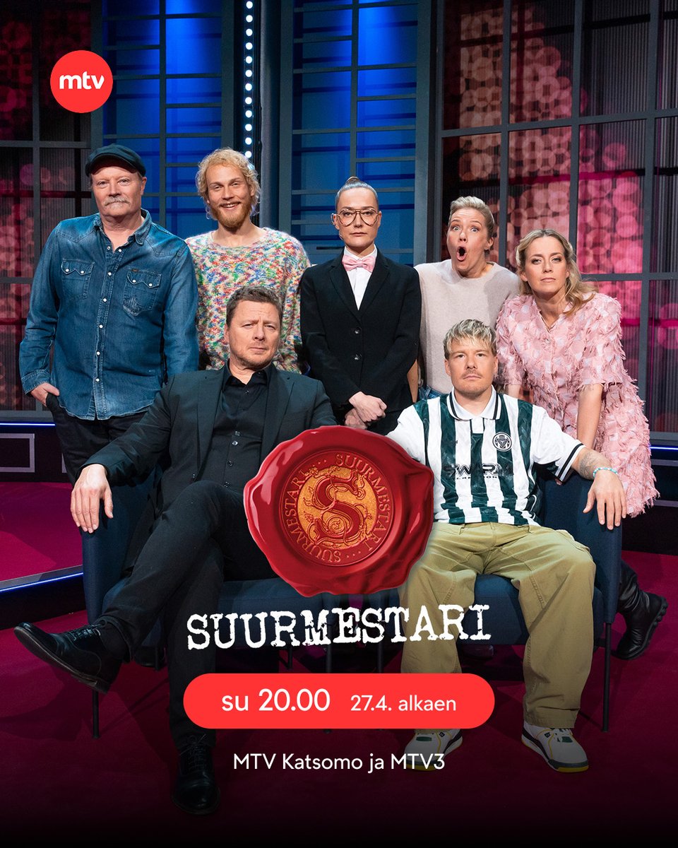 Kuka vie kauden avausjakson voiton?

⏱️ Suurmestari alkaa tänään su 20.00 MTV3:lla
⏱️ 1️⃣ jakso maksutta jo nyt <a href="/mtvkatsomo/">MTV Katsomo</a>'ssa 
⏱️ Tilaa MTV Katsomo+ ja katso viikon ennakkoon

1️⃣ jakson vierailevana kisailijana <a href="/GalleVille/">VilleGalle</a>

#suurmestari #mtvkatsomo #mtvkatsomo #mtv3suomi