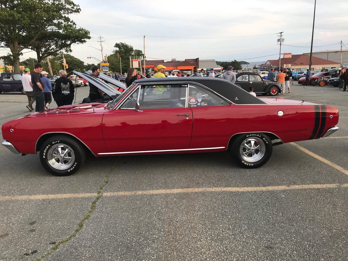 pearceauto's tweet photo. #caroftheday Lonnie's 1968 Dodge Dart 340 ci, V8, Automatic. I took the photo at the Woodside Ferry Terminal in Dartmouth, Nova Scotia 2021 #carguycalvin https://t.co/QbbtWNCzXz