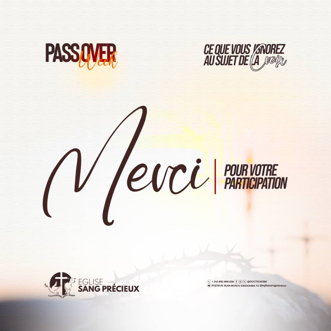 docteurjbk's tweet photo. AKSANTI MUNGU
MATONDO MINGI
MERCI BEAUCOUP
THANKS A LOT
La suite, au prochain numéro.
#POW #Passoverweek #Eglisesangprécieux #JesusChristsansadditifs https://t.co/QDkir808Fb