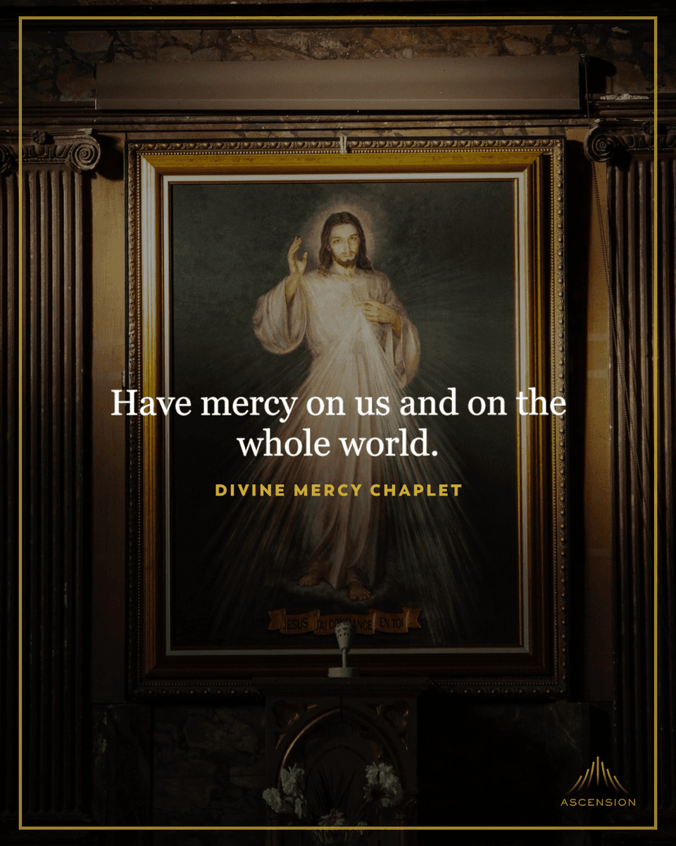AscensionPress's tweet image. Have a blessed Divine Mercy Sunday!