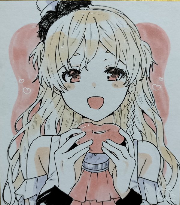 #艦これ版深夜の真剣お絵描き60分一本勝負
#艦これ版真剣お絵描き60分一本勝負_20250427

ストロベリーリングザラ姉さま 