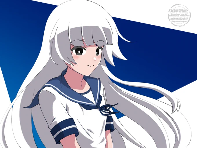#艦これ版深夜の真剣お絵描き60分一本勝負#艦これ版真剣お絵描き60分一本勝負_20250427白雲ちゃん 