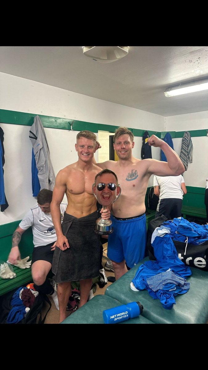 BedlingtonSCU's tweet photo. CUP FINAL RESULT

Bedlington Social Club United 3-1 Horton Shankhouse

Cracking final for the neutral. Two top sides battling it out. Enjoyed our battles with Horton this season and congratulations on lifting the league trophy today. 

⚽️x2 Hall
⚽️ Turnbull 🚀
⭐️ Hall https://t.co/UhCq0IMJbc