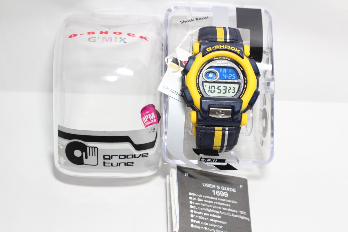 GshockTkhs's tweet photo. CASIO G-SHOCK DW-003HH-9AT G'MIX BPM groove tune 
Please come by shop and make offer any price.    https://t.co/edbHlNVcbD 
#vintageitem #vintagewatches #dw003 https://t.co/uEgkkOQTOl