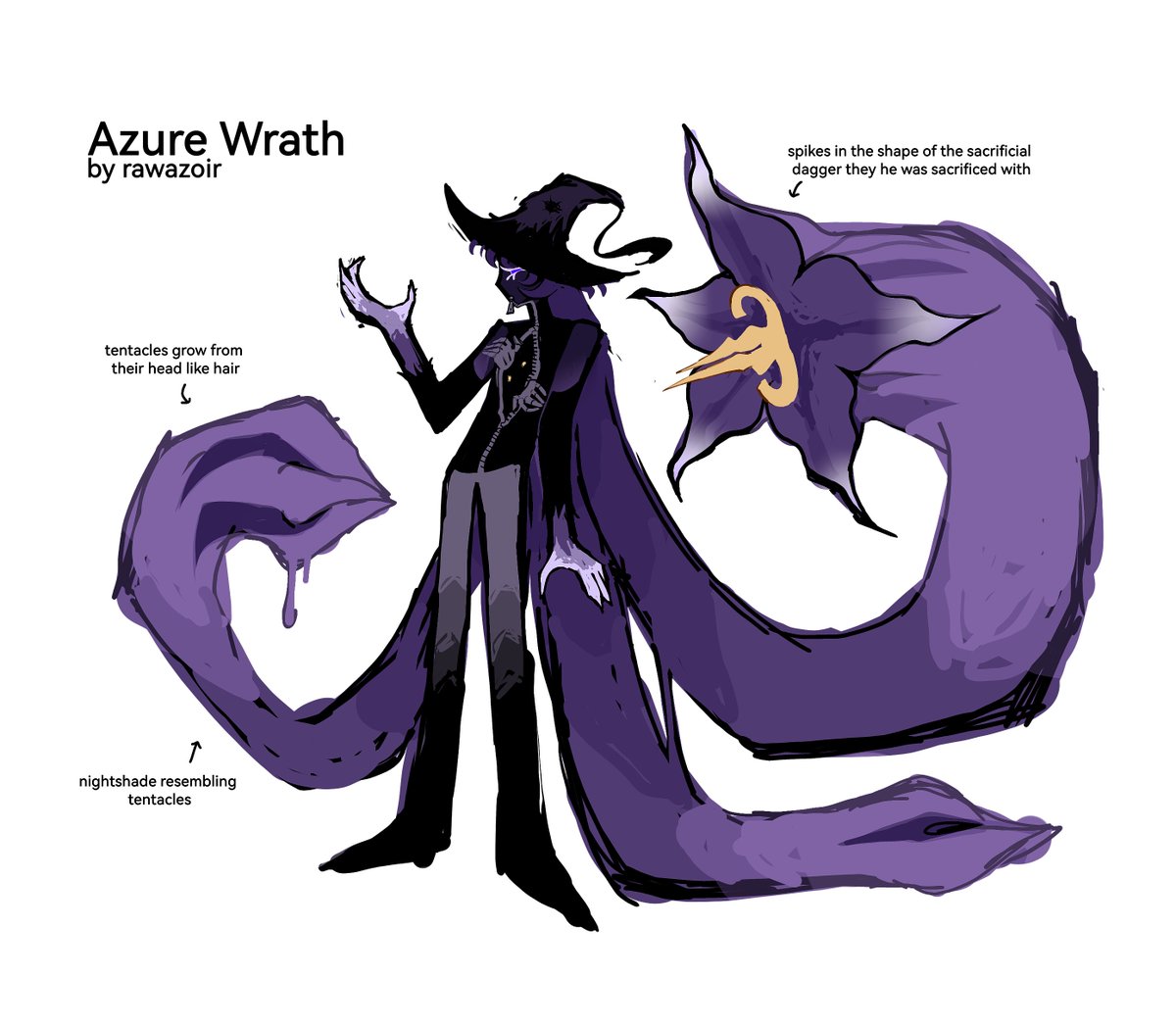 Better view of the killer design #azure #forsaken