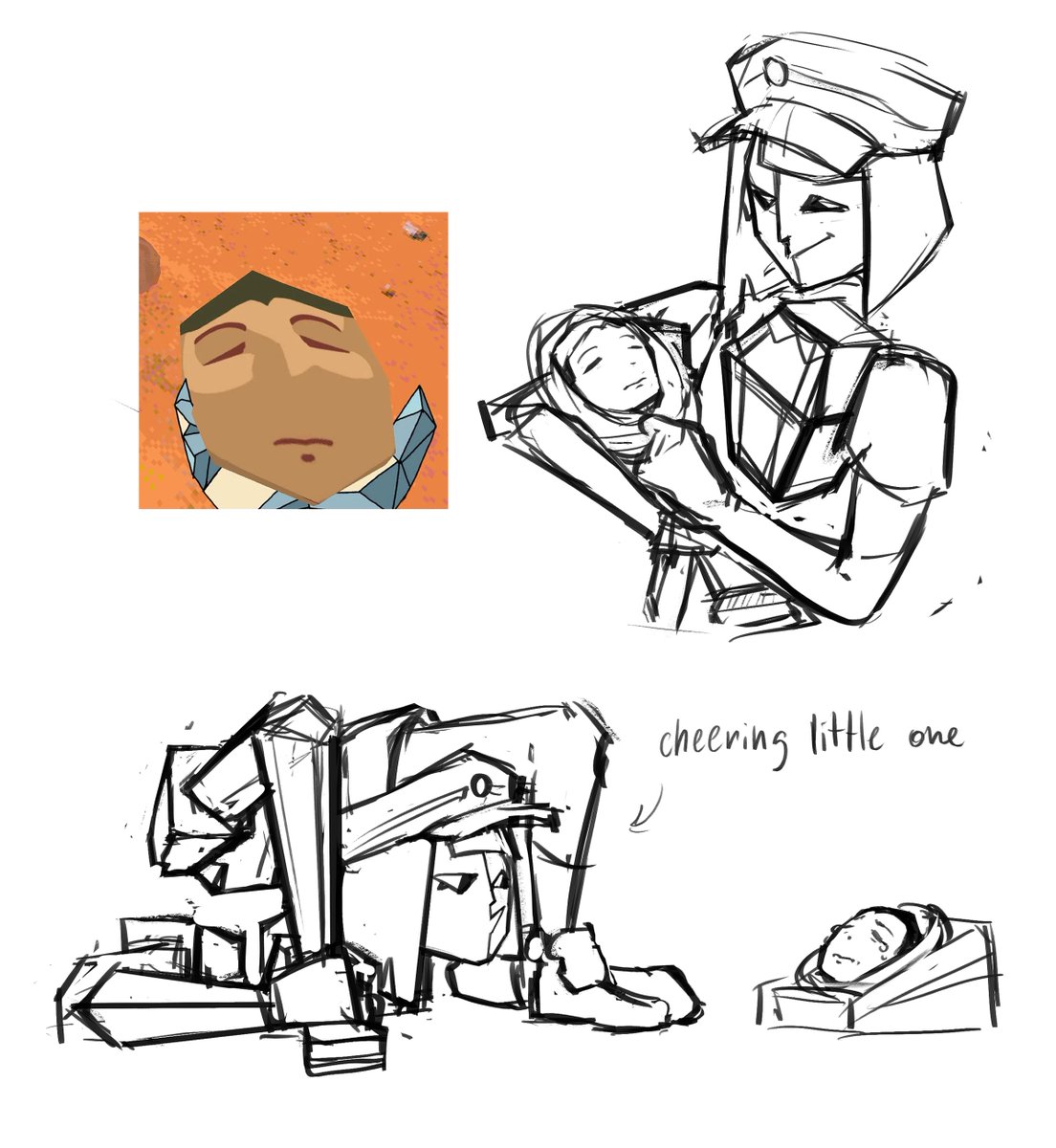 paarassha_art's tweet image. more sketches
#enadreambbq