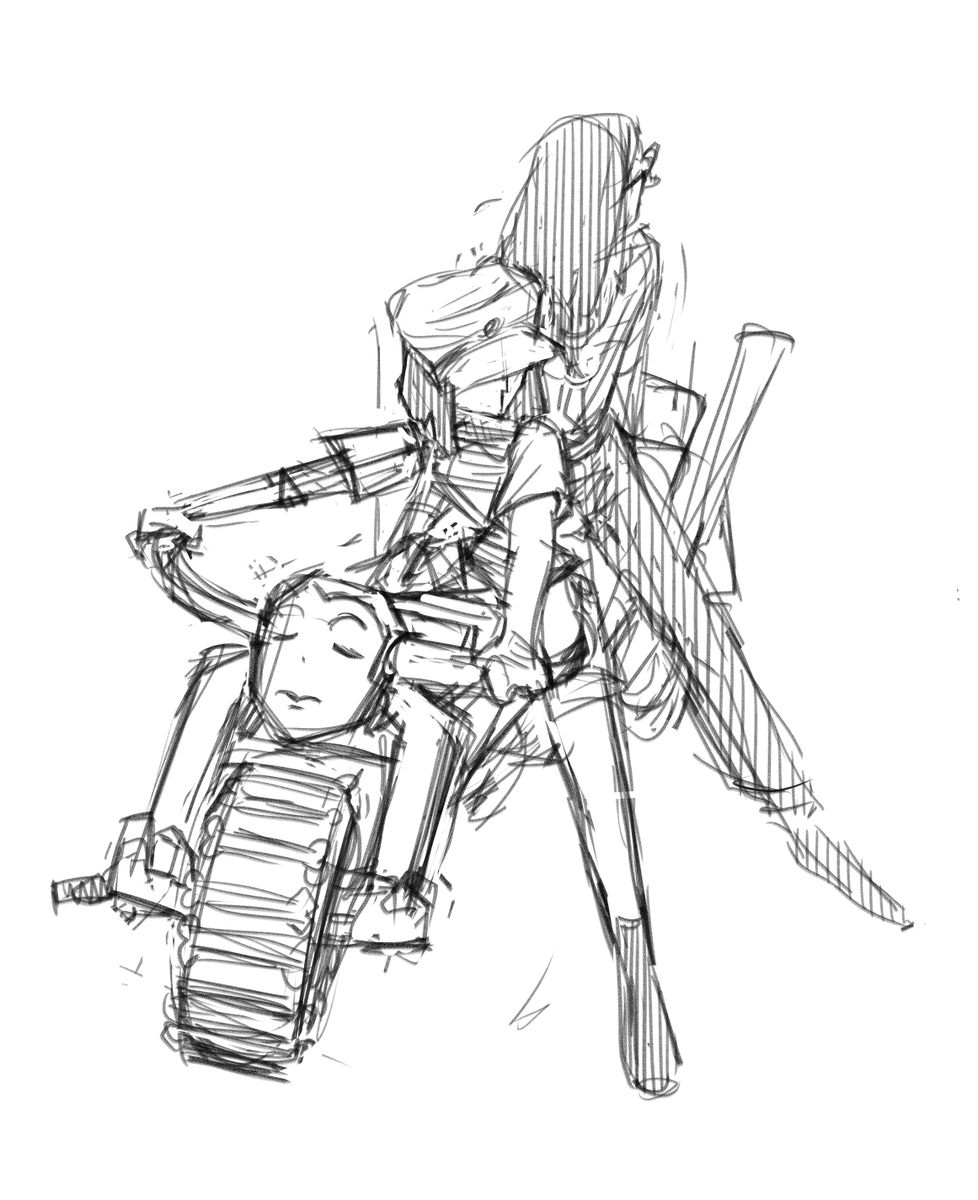 paarassha_art's tweet image. more sketches
#enadreambbq