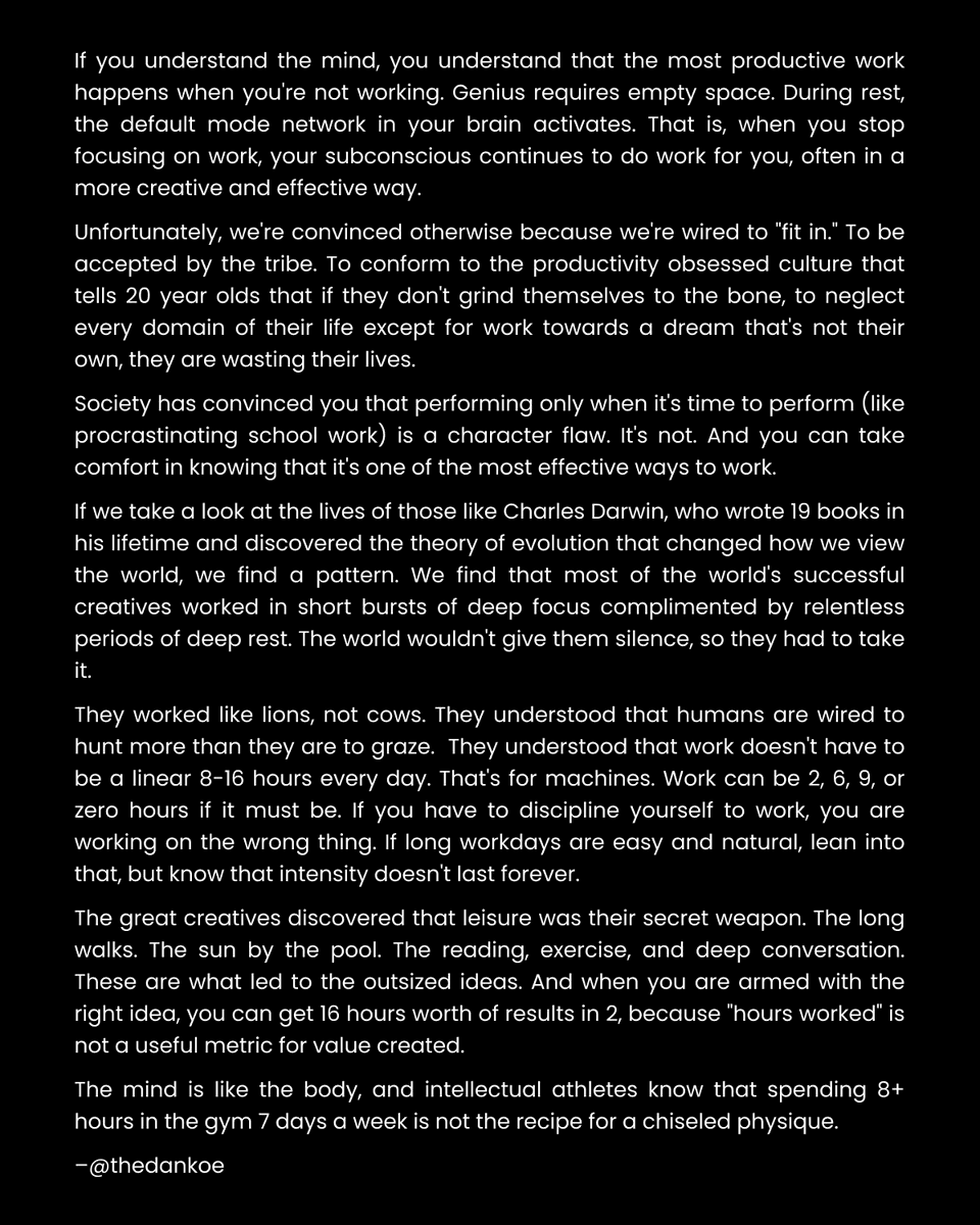 hours worked is not a useful metric for value created