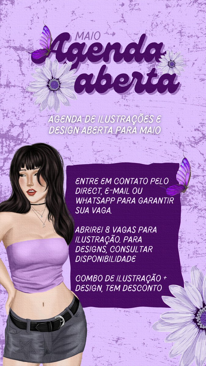Lembrando que estamos com agenda aberta pro mês de maio, e 4 vagas já foram preenchidas🫶🏻