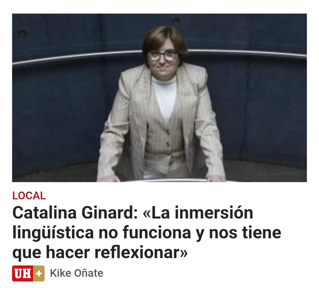 La inmersió lingüística ha servit, entre altres coses, perquè un fill de madrilenys, que ha crescut en un ambient 100% espanyolista, pugui fer aquest post en català.
I això tots el de la meva generació. Una altra cosa és que no facin la passa que he fet jo, que és emprar-la.