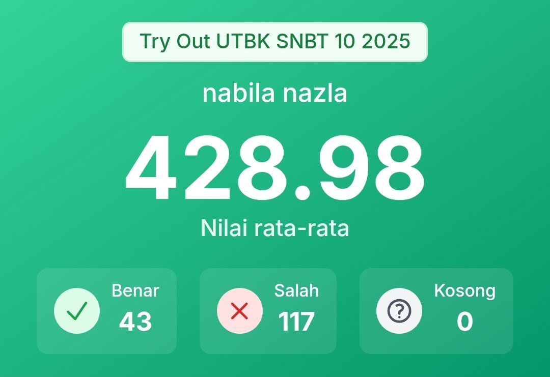 woonanabi's tweet photo. aku mau review utbk day 5, sesi 2 yangg selama 1 bulan ini cuma belajar lewat ytb &amp; skor to(sainsln,  to dari sekolah) ga pernah nyentuh 500...😇🙏🏻 https://t.co/hurY5MJ6KD