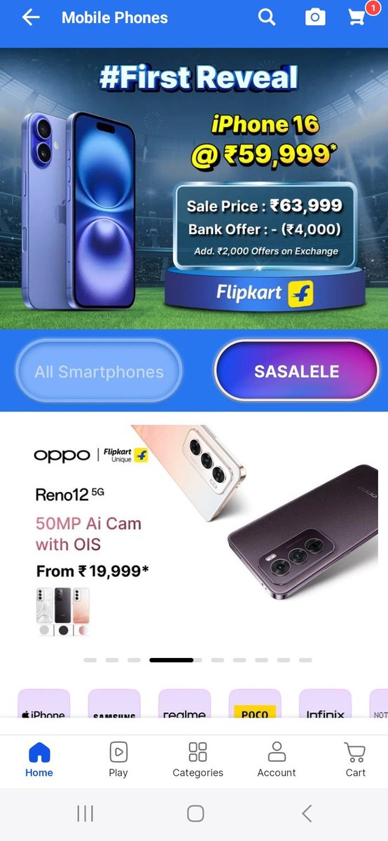 IamPari197's tweet photo. #CrazyiPhone16FlipkartOffer
@Flipkart https://t.co/SWKizuZ8kJ