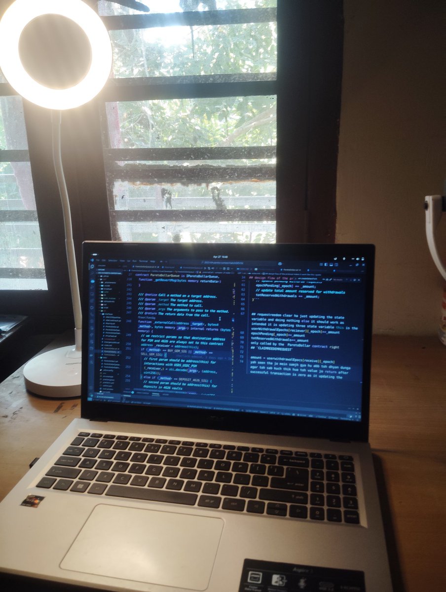 KakashiDEV56's tweet photo. # 2 day of 1001 day challenge 
Today I focused on the audit competition that is going on the sherlock and found  3 issue after deep diving i realised it was a desgin flow not a bug.  only one bug out of 3 seems to be a valid high vulnerability.@sherlockdefi https://t.co/m6meNxYgYw