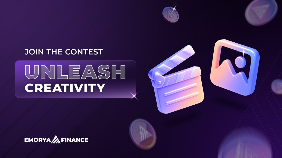💰📣Don't forget about our "Be Creative!" #contest!

💰You still have time to show the world your creativity and #WIN!

🎥Create a video or post about Emorya on X, TikTok, Instagram, or Facebook

✅Use the hashtags: #EMORYA #EmoryaFinance #EMR #paidwithEmorya #emorya #live2earn