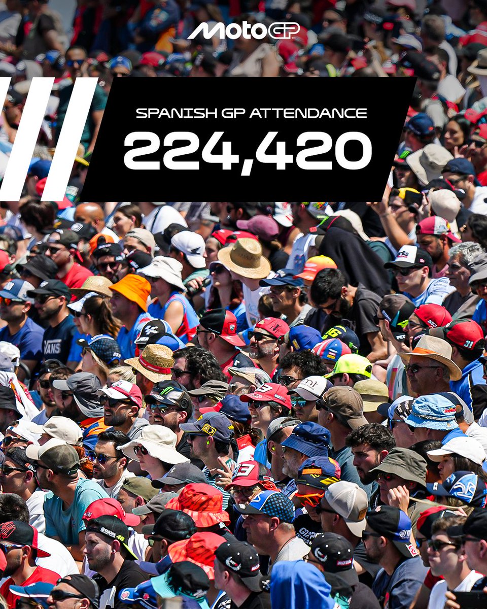 "In all my time in MotoGP, I've never seen Jerez like this. It's truly special to welcome 224,420 fans this weekend and experience this historic atmosphere. They've been arriving at dawn every day, and their commitment and passion has made this weekend one of the most spectacular