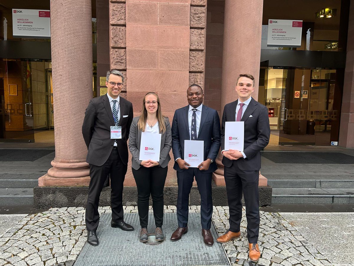 Niels Voigt (@niels_voigt) on Twitter photo I am incredibly proud to announce that <a href="/funshofaks/">Faks</a> <a href="/HubrichtD/">Dominik Hubricht</a> & Vanessa Möller received the most prestigious research award from <a href="/DGK_org/">Deutsche Gesellschaft für Kardiologie</a> for their pioneereing work on Ca2+ & #AFib. Congratulations! <a href="/pharmaumg/">Institute of Pharmacology and Toxicology, UMG</a> <a href="/dzhk_germany/">DZHK Germany</a> <a href="/YoungDgk/">Young DGK</a> <a href="/MBExC_de/">MBExC</a> <a href="/YoungDZHK/">Young-DZHK</a>
doi.org/10.1161/CIRCUL… I am incredibly proud to announce that <a href="/funshofaks/">Faks</a> <a href="/HubrichtD/">Dominik Hubricht</a> & Vanessa Möller received the most prestigious research award from <a href="/DGK_org/">Deutsche Gesellschaft für Kardiologie</a> for their pioneereing work on Ca2+ & #AFib. Congratulations! <a href="/pharmaumg/">Institute of Pharmacology and Toxicology, UMG</a> <a href="/dzhk_germany/">DZHK Germany</a> <a href="/YoungDgk/">Young DGK</a> <a href="/MBExC_de/">MBExC</a> <a href="/YoungDZHK/">Young-DZHK</a>
doi.org/10.1161/CIRCUL…