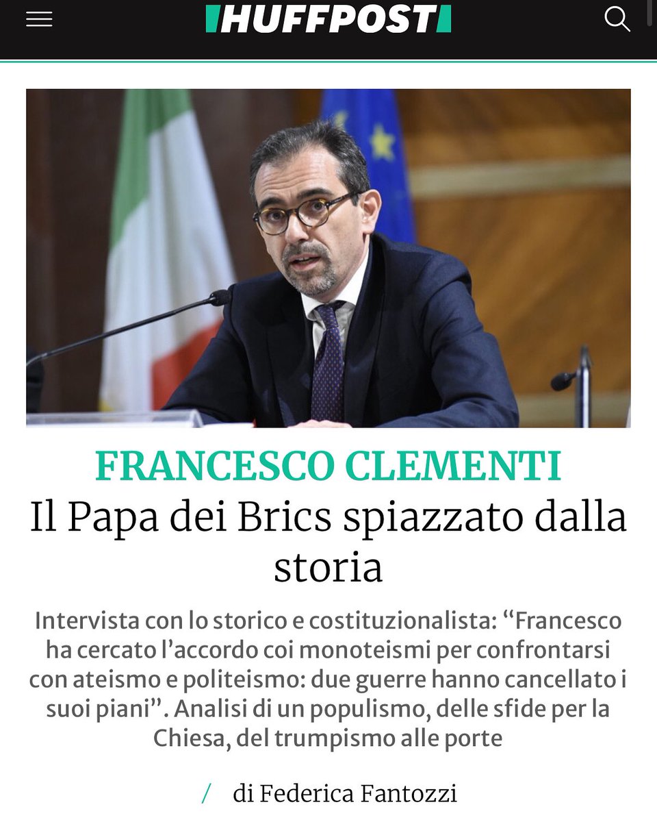 Francesco Clementi (@clementif) on Twitter photo Se volete, con ordine, rispondendo alle domande di Federica Fantozzi per <a href="/HuffPostItalia/">L'HuffPost</a> - huffingtonpost.it/politica/2025/… Se volete, con ordine, rispondendo alle domande di Federica Fantozzi per <a href="/HuffPostItalia/">L'HuffPost</a> - huffingtonpost.it/politica/2025/…