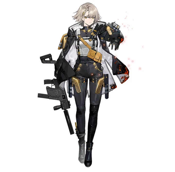 ドルフロ2】 ヴェクター 火サポーター。火属性部隊が本格的に機能し始めます。 素体でも火編成の重要パーツですが、 1凸すれば敵への被火ダメージデバフ、味方の火属性支援射撃回数+1が付きます。 2凸すると火属性ダメージバフが追加されるので、 火編成に力を入れたいなら2凸も十分アリです。