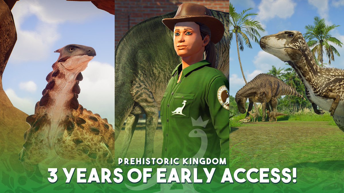 Happy Early Access anniversary, park managers!

After 3 years of PK, what's been your favorite addition and what do you hope to see in the future? 🥳

🦕Steam (30% off!): bit.ly/pk_steam