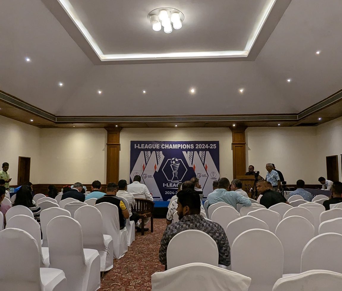 The I-League 2024/25 Champions - trophy and medal presentation is underway in Goa. [<a href="/tfdo_/">The Football Dug Out</a>] 👀 #90ndstoppage